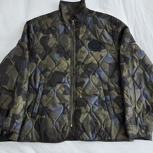 Ookpik Men's Camouflage Quilted Puffy Jacket